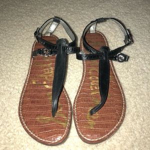 Sam Edelman T Strap Leather Sandals